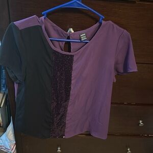 Nice black and purple SHEIN shirt size M, 6